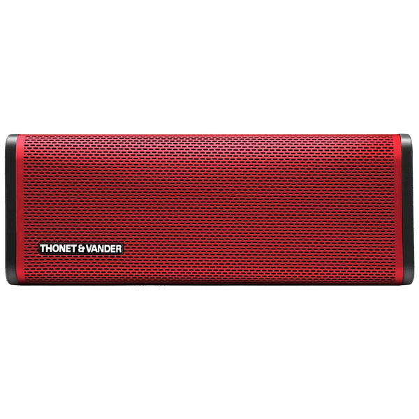 THONET VANDER Frei 50W Portable Bluetooth Speaker 8 Hours Playback Time Stereo Channel Red